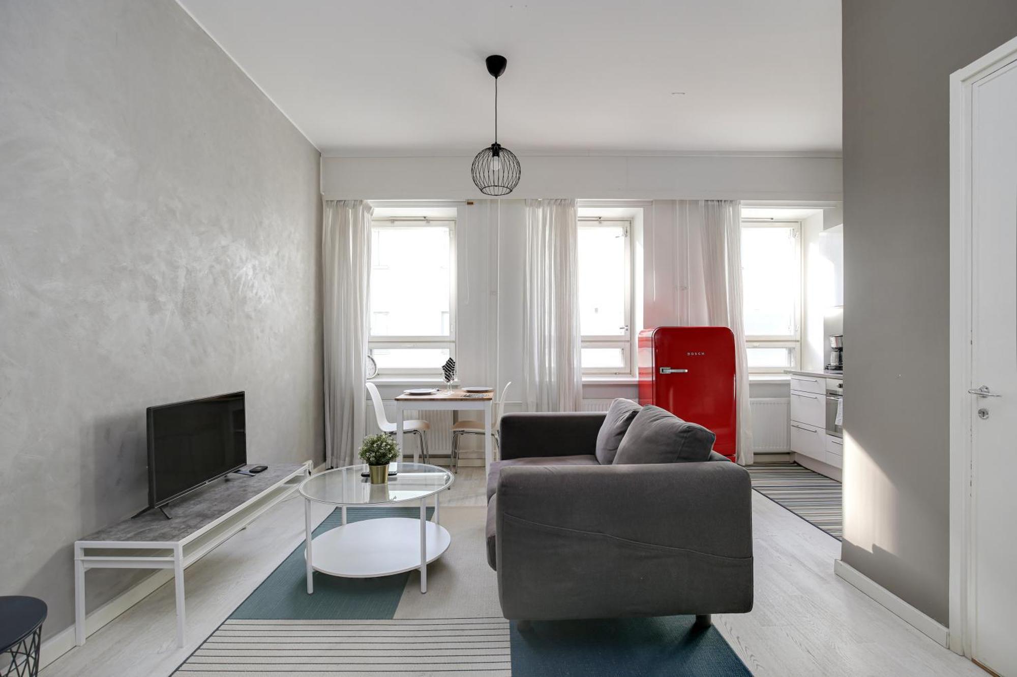 Kotimaailma Apartments Kamppi - Studio For 2 헬싱키 외부 사진